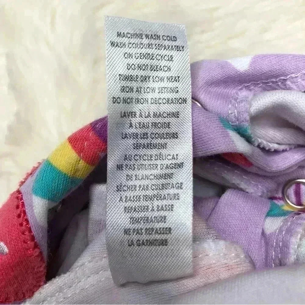 Pekkle Footed Onesie  Pajamas Purple/Pink Size 3 Months - Picture 4 of 16